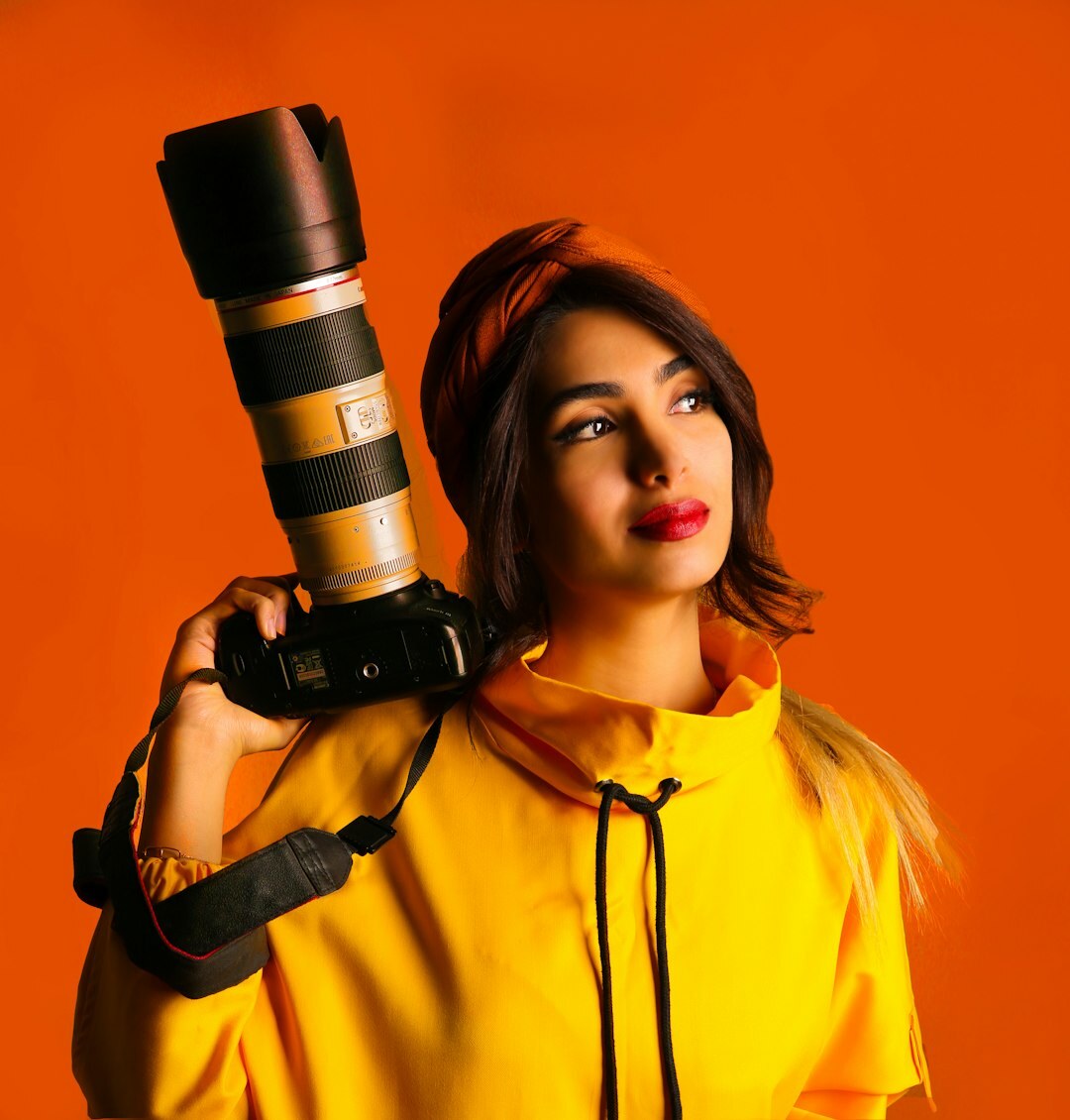 Portrait of a professional female journalist smiling