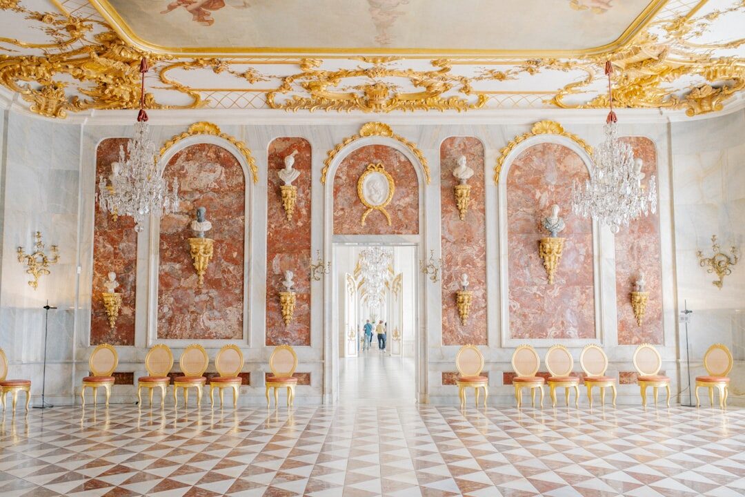 elegant ballroom setup